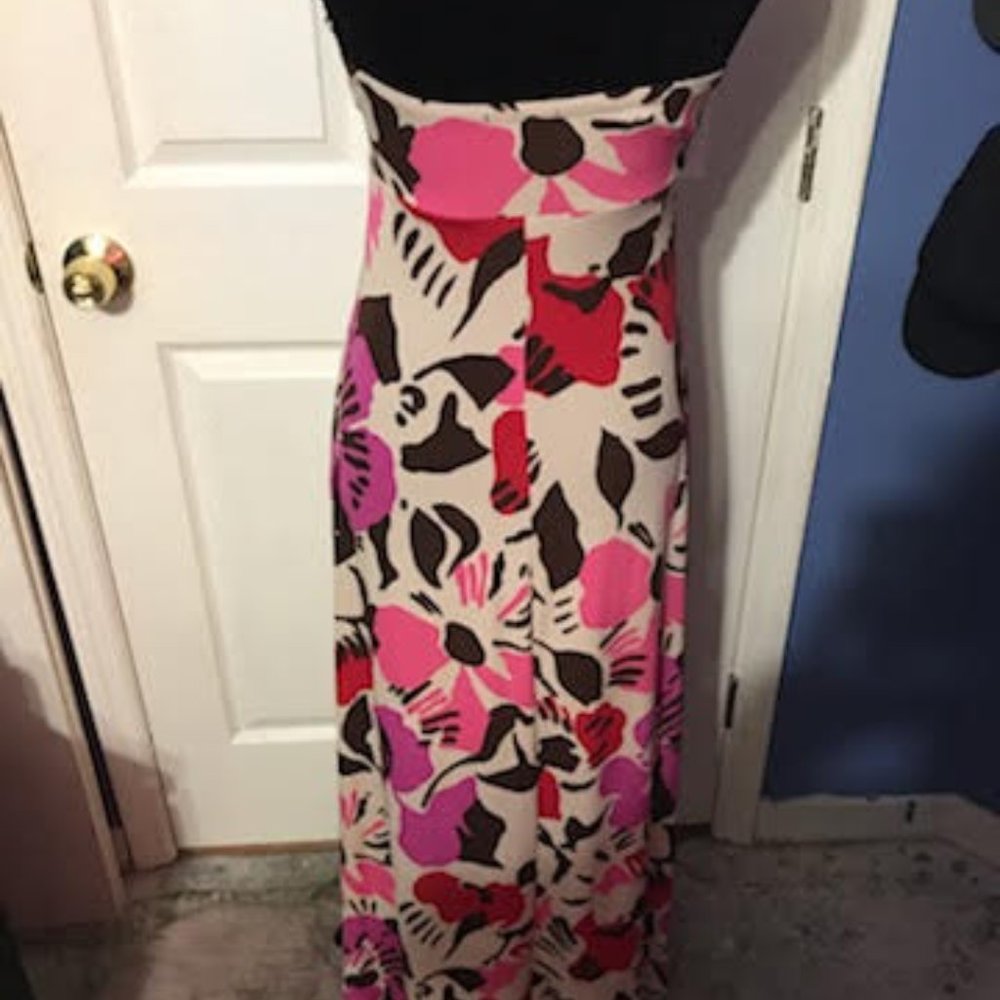 STRAPLESS FLOOR LENGTH DRESS. - Picture 2 of 3